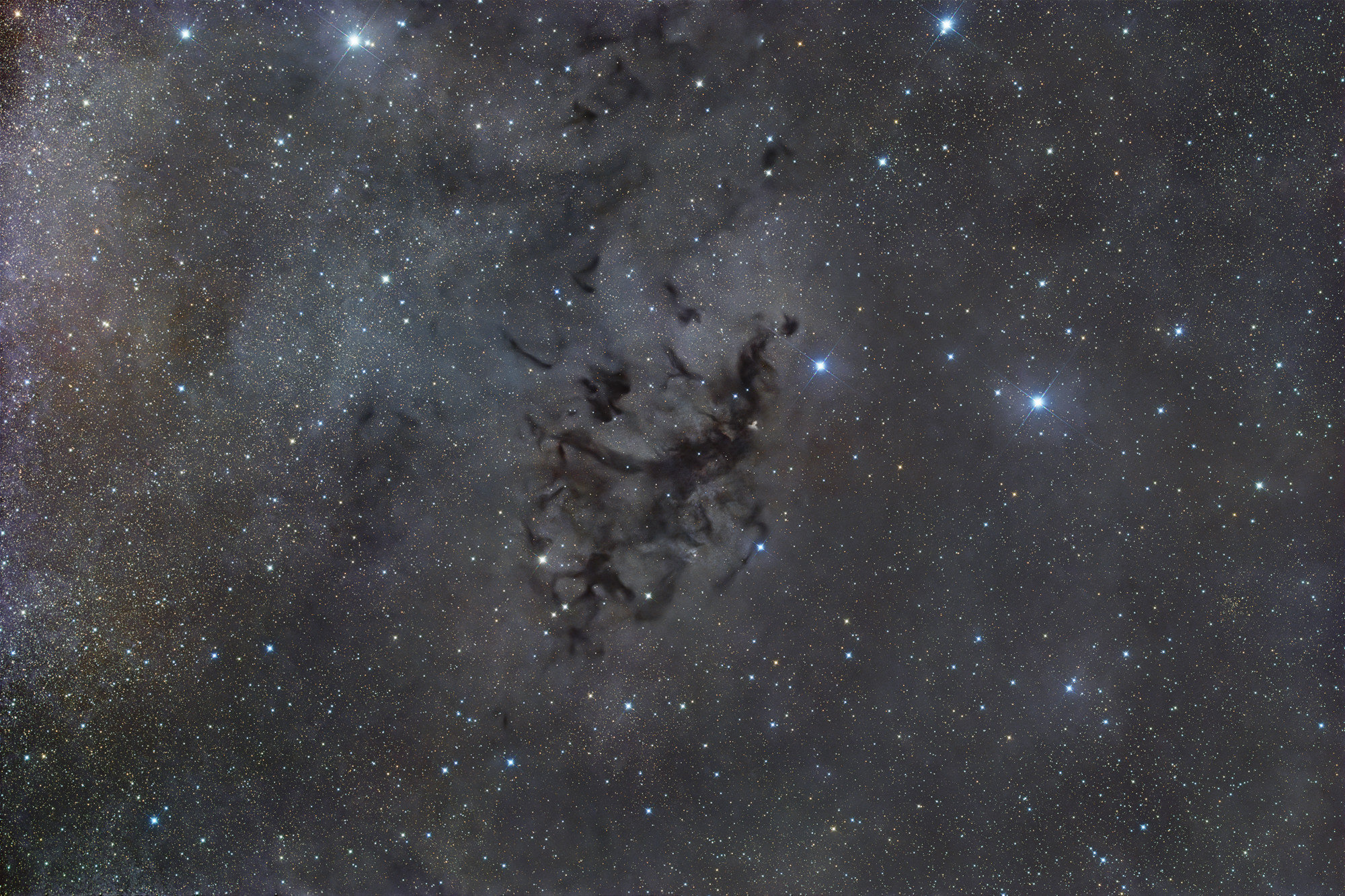 Lynds Dark Nebula (LDN673) is a molecular cloud complex in the constellation Aquila, in the so-called Aquila Rift